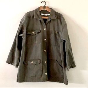 Utility Jacket in Olive Green